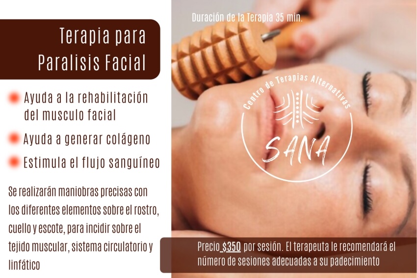 Terapia para parálisis facial SANA. Centro de Terapias Alternativas Terapia para parálisis facial SANA. Centro de Terapias Alternativas